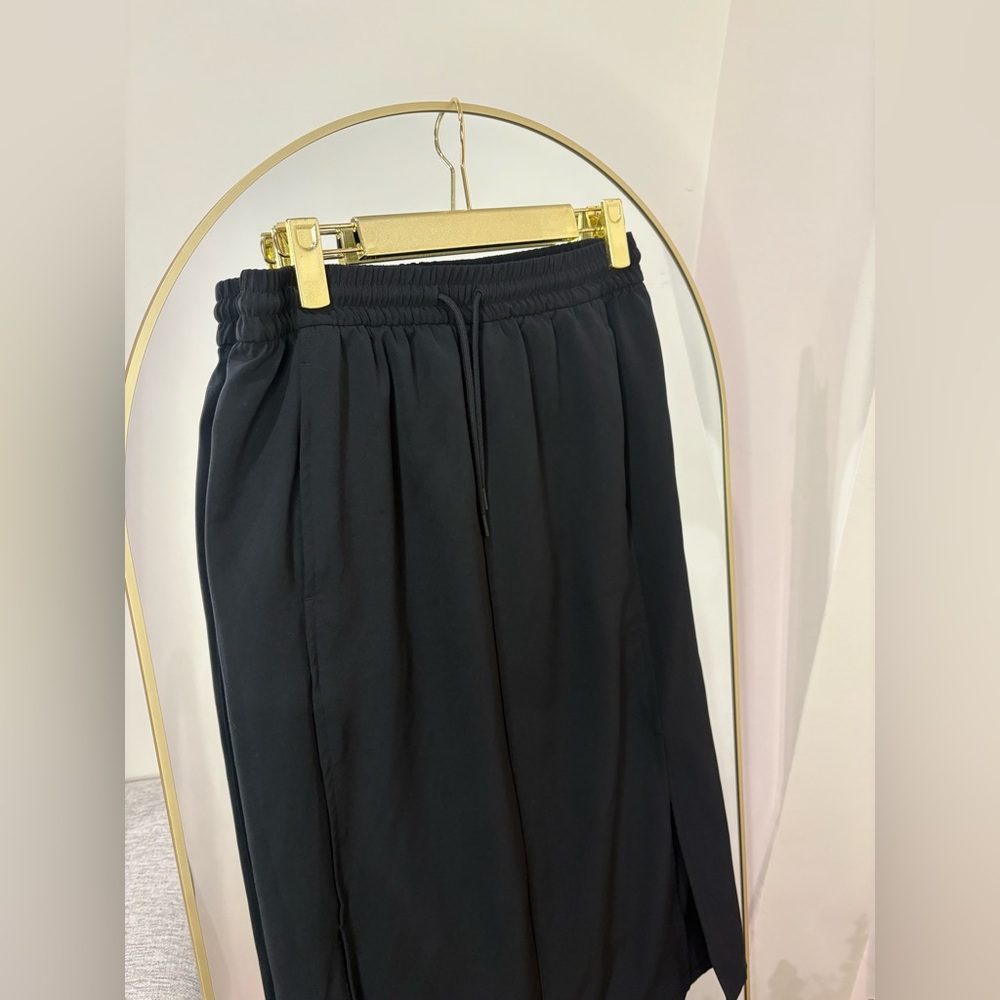 Athleta Black office Elastic-Waist Midi Skirt - Picture 2 of 7